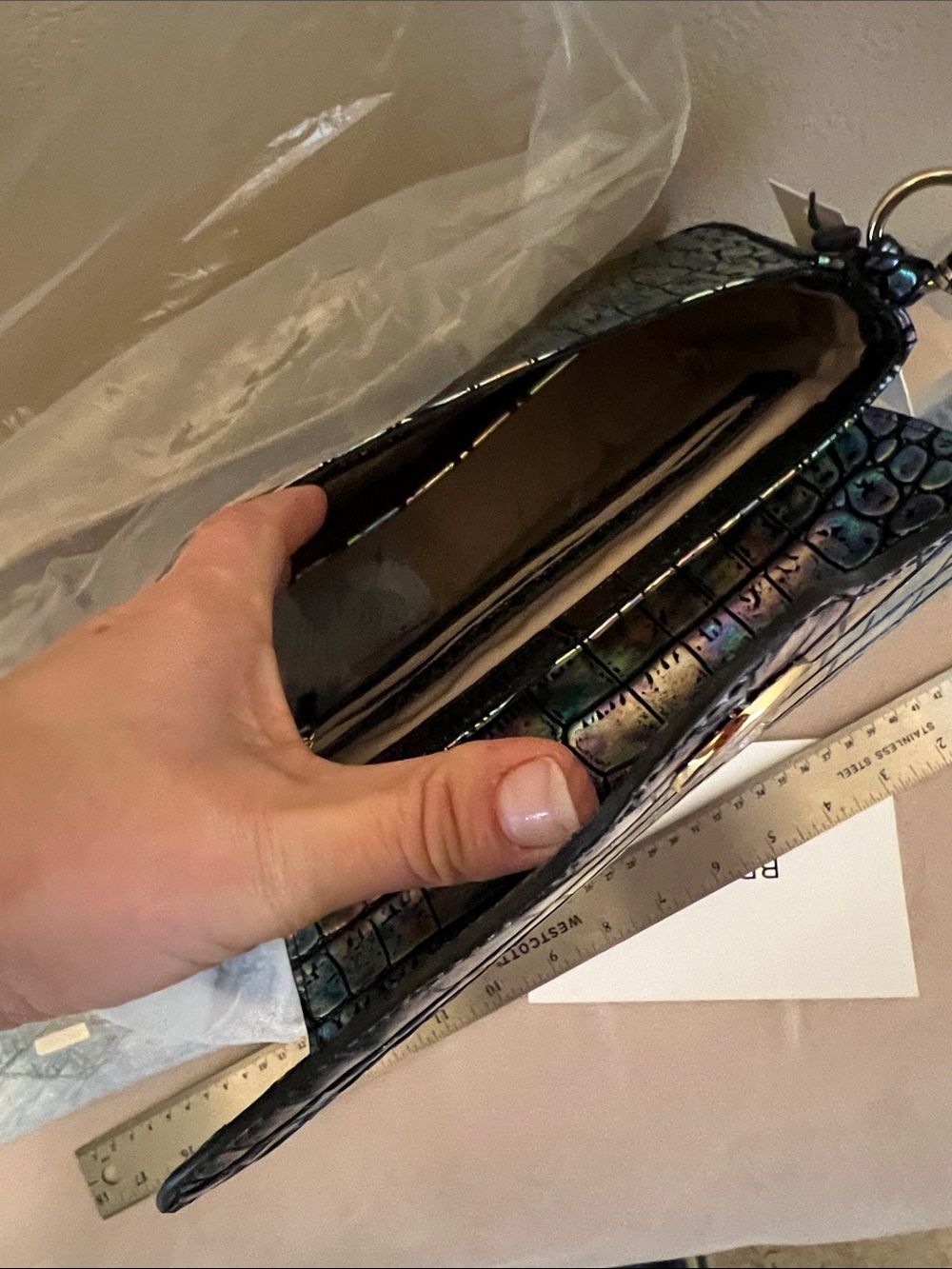 Brahmin Black Galexia Veronica wallet - Picture 9 of 9
